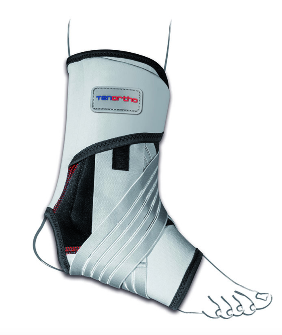 Modular ankle brace in carbon fiber with lateral-medial tension stabilizer GAMMA TONIC